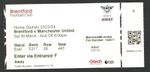 Brentford v Manchester United 2023-2024 Premier League Ticket 30/03/2024