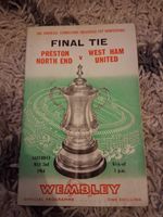 1964 FA Cup Final Programme Preston North End vs West Ham United