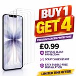 Tempered Glass Screen Protector For iPhone 17 Pro Max Plus 16 15 14 13 12 11 XR
