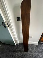 RP Joinery Made in Britain Wood Radiator Shelf Brown Dark Tone 55in x 5in VGC