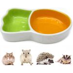Cute Carrot Shaped Pet Bowl Small Pet Food Water Feeding Dish Rabbit Guinea Pig