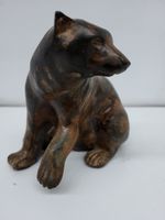 Statue Bear Wildlife Art Deco Style Art Nouveau Style Bronze Signed Sculpture