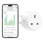 EIGHTREE Smart Plug with Energy Monitoring and Cost Estimation, Alexa Smart