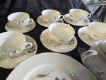 tea set Antique Vintage Japanese egg shell Geisha girl. 1900-1940s 