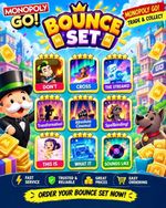 BONUS SET STICKERS 🔥Moving Moments Monopoly Stickers Go -FAST Delivery