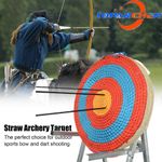 UK Outdoor Sports Shooting Archery Bow Straw Arrow Target Single/Double Layer