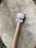 20" frame drum made with Norfolk red deer and Norfolk steam bent oak