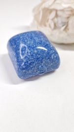 Alca Art deco Bakelite Ring box blue mottled Rare 1930's 