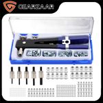 160pcs Hand Riveter Rivet Gun Kit  M3- M8 Riveter Gun & Rivnuts  Professional