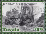 VIETNAM WAR Battle of Con Thien / Operation Kentucky US Marines & M48 Tank Stamp