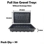 Seed Gravel Trays Full Size No Holes Plant Watering Tray Without Holes Qty = 30