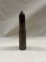 Vintage 1938 Japanese Brass/Wood Trench Art Stash Container Metalwork Decorative