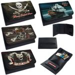 Personalised Tobacco Pouch Pirate Rolling Baccy Wallet Smoking Gift Skull Bones