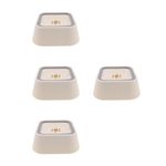 Multipack Reusable Floating Pet Water Bowls Slow Water Feeder White PP Material