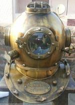 Boston Antique Scuba Deep Diving Helmet Mark V US Navy Divers Vintage