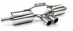 STAINLESS STEEL DUAL BACKBOX EXHAUST FOR PORSCHE BOXSTER 986 2.5L 2.7L 3.2L