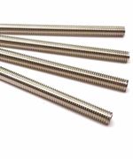 Pack 5 M10 300mm a4 stainless steel 10 mm threaded bar with x 10 bolts /washers.