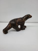 Statue Bear Wildlife Art Deco Style Art Nouveau Style Bronze Signed Sculpture