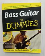 BASS GUITAR FOR DUMMIES~2003 Softback With CDR~Clean condition!
