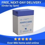 Powersonic PS-6120 FP 6V 13Ah (12Ah) AGM Sealed lead acid battery
