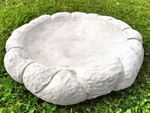 Stone Bird Bath Replacement Bowl Top Only 34cm 8kg Frost Resistant Waterproof