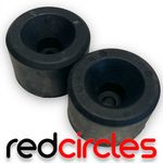 BLACK REPLACEMENT PIT BIKE SUPERMOTO SUMO CRASH BOBBINS 140cc 160cc