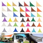 Triangle Outdoor Shade Sail Patio Suncreen Awning Garden Sun Canopy 98% UV Block