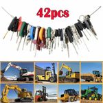 42 Heavy Equipment Master Keys Set Construction Machine Ignition Key