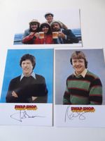 MULTI-COLOURED SWAP SHOP KEITH CHEGWIN & JOHN CRAVEN SIGNED PRE-PRINT 3 PHOTOS