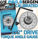 US PRO Torque Angle Gauge 1/2" Drive 360 Degree Rotation Scale Gauge 6796