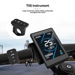 E-Bike 24V-72V T5S LCD Display Colour Screen Power Speed Meter SM/WP Plug