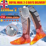 Winter Electric Heated Socks Rechargeable Battery Warm Socks Foot Warmer Outdoor