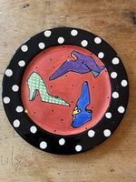 Vintage Jane Willingale Ceramic Loud Ware Shoe Plate 