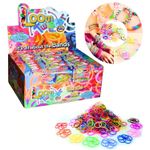14,400 Loom Bands Set Mix Colours Glitter Neon Bracelet Making Kit DIY Crafts