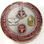 Authentic United States Army Western Regional Veterinary Command Challenge Coin