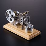 Live Vacuum Engine Model Toy Hot Air Stirling Engine Flame Eater Flame Licker