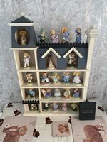 Enesco Hotel Eddington Cherished Teddies Hand Painted Resin Figurine & Display