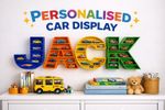 Personalised Diecast 1:64 Car Display Shelf | Toy Car Storage Letters
