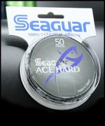 Seaguar ACE HARD Fluorocarbon 50m LEADER Line TIPPET Salmon Trout Fly Fishing