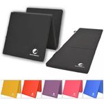 MAXSTRENGTH Tri Folding Exercise Thick Mat Yoga Gym Training Padded Non Slip