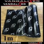 Sound Deadening Proofing Van Car Dead Mat Black Metal Foil Audio Panel 1m Roll
