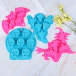 Halloween Ghost Bat Silicone Mould Chocolate Cake Mould Candy Soap UK Seller