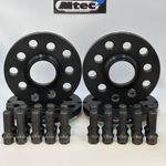 2x 12mm + 2x 15mm Black Alloy Wheel Spacers & Bolts For BMW F30 F31 F32 F33 F34
