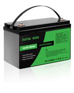 12V 100Ah LiFePO4 Lithium Iron Phosphate Battery Rechargeable Camping RV