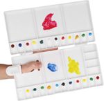 Artist Large Folding Palette Paint Mixing Tray Rectangle Acrylic Watercolour Oil