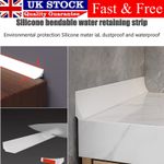 1PC Bendable TPE Waterstop Strip Kitchen Countertop Retaining Shower Barrier NEW
