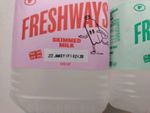 Freshways Bottle With Label Misprint Janet Jancy Unusual Label Printing Error