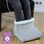 Alva London Electric Foot Warmer Heated Pad 4 Heat Settings Auto Shut Off Cover