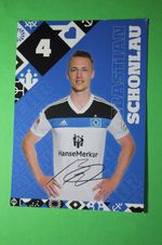 Sebastian Schonlau (Hamburger SV) Signed Club Card