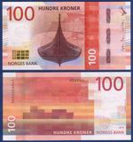 NORWAY 100 Kroner 2016 UNC P. 54